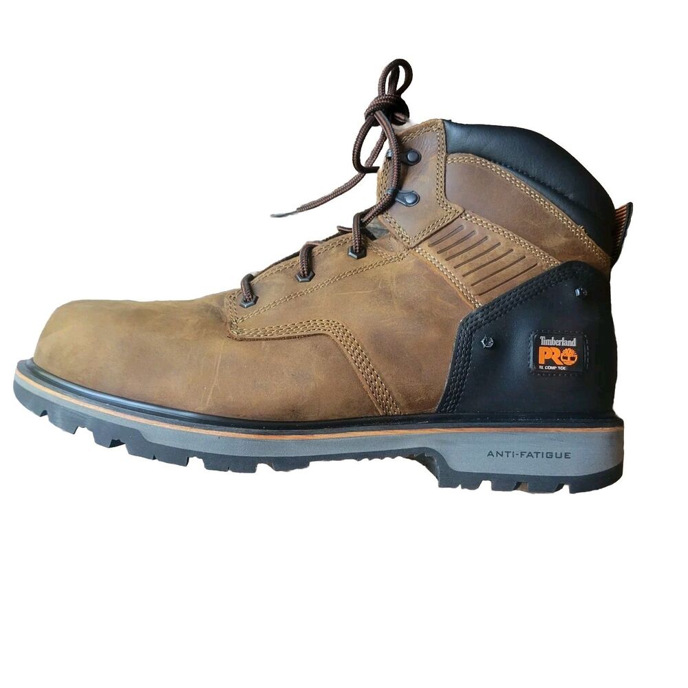 Timberland PRO Ballast 6" Composite Safety Toe Brown Work Boots Men's Size 14 M